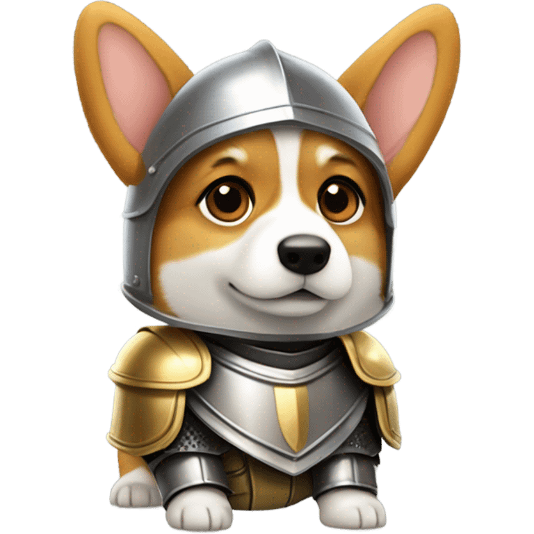 Corgi in armor emoji