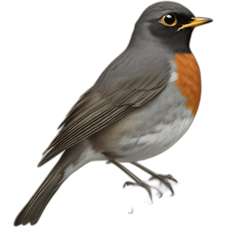 American robin emoji