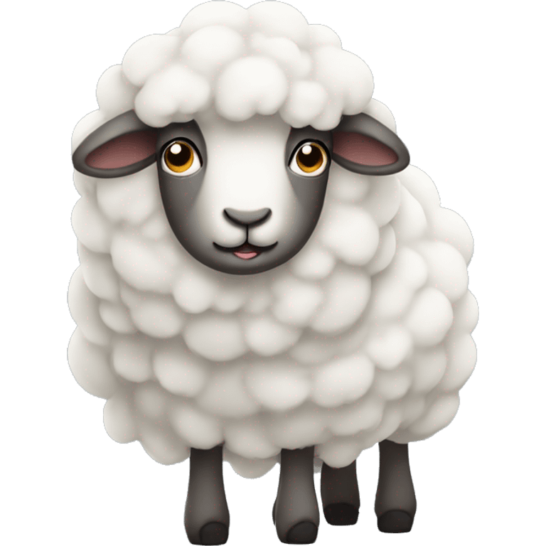 sheep with a drop of tears emoji