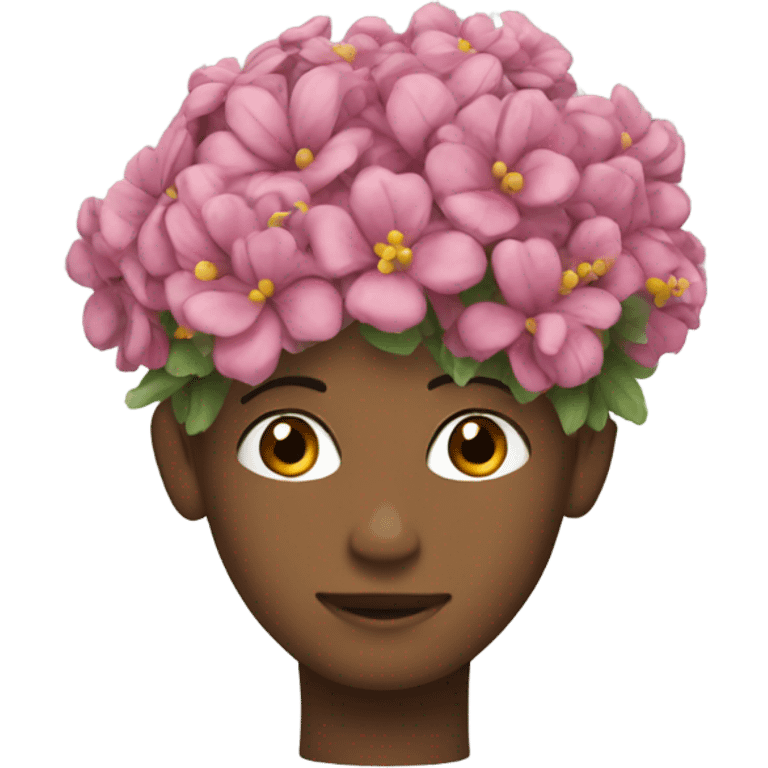 Cérebro floral emoji