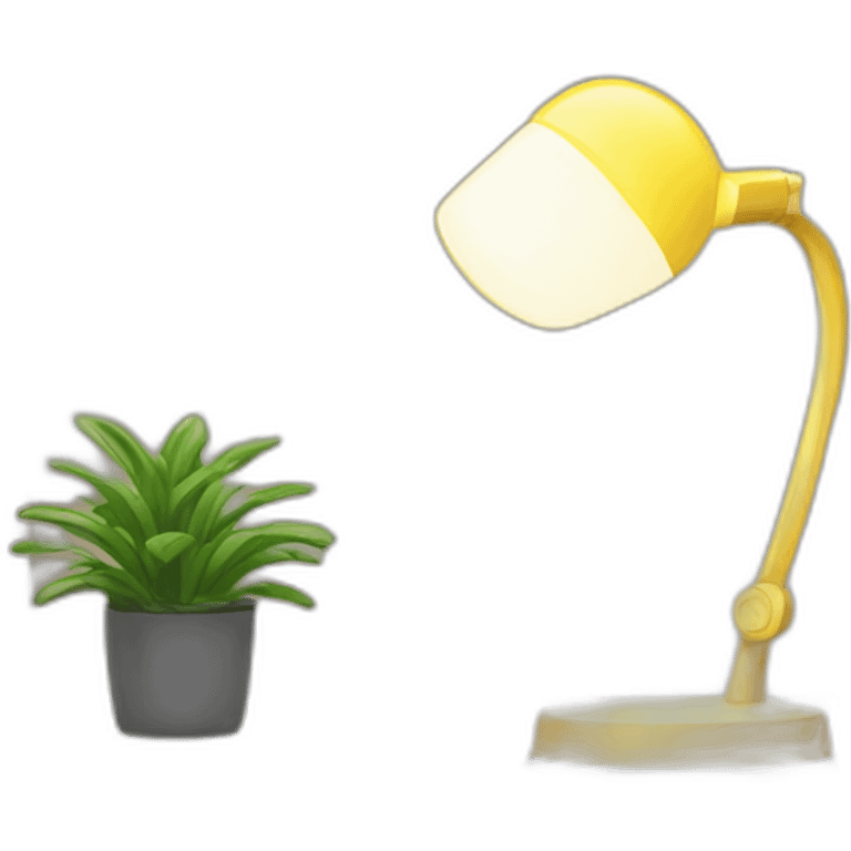 desk lamp modern emoji