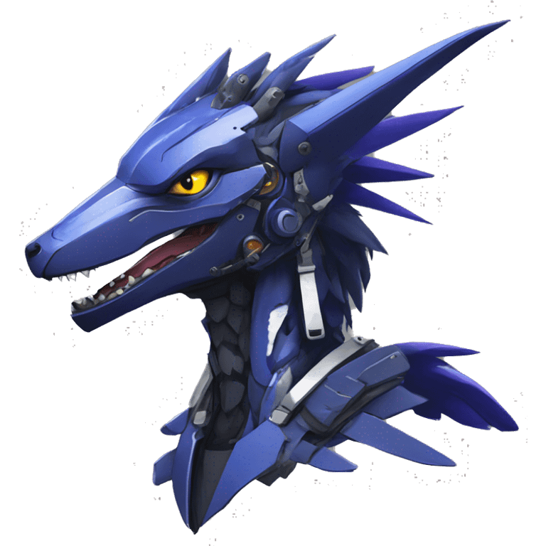 Edgy Anthro Futuristic Mechanical Sergal-raptor-nargacuga-vernid-sona emoji