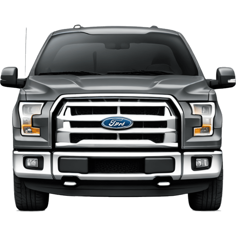 grey FORD f150 emoji