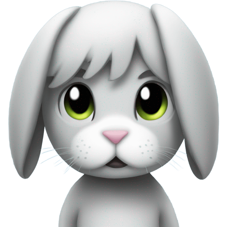 Emo rabbit emoji