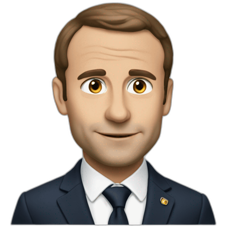 Macron thanks emoji