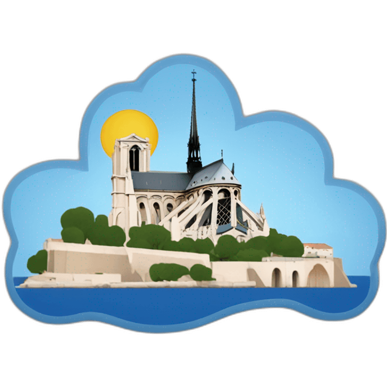 Notre dame de la garde marseille emoji