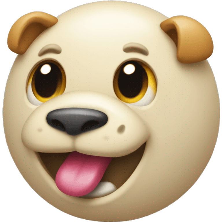 Funny squeaky toy emoji