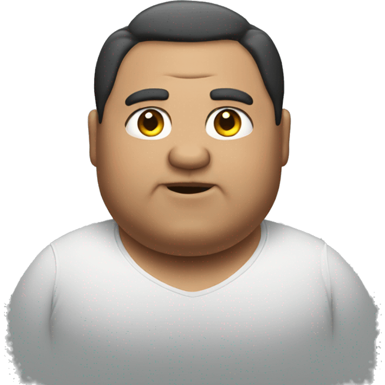 Fat guy emoji