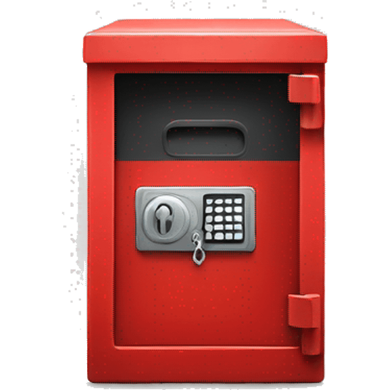 red safe box emoji