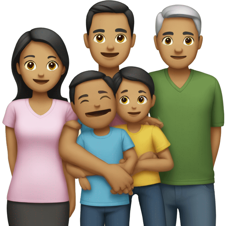 a Malaysian family emoji