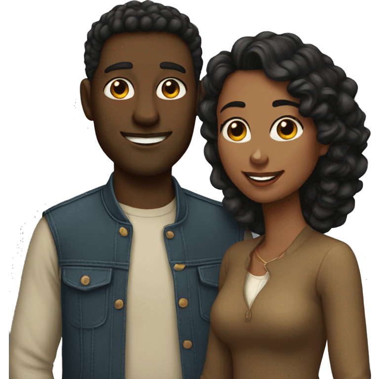 Lovely couple  emoji