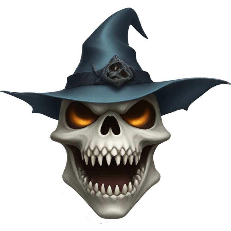 Shark witch skull dragon emoji