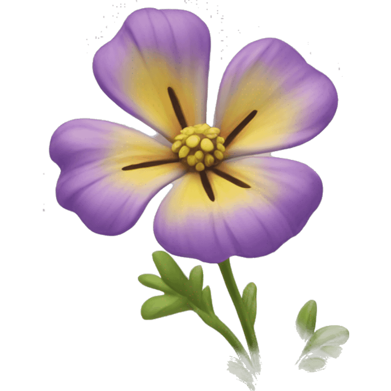 realistic wild flower emoji