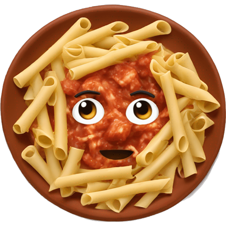 Un plat de pasta al amatriciana emoji