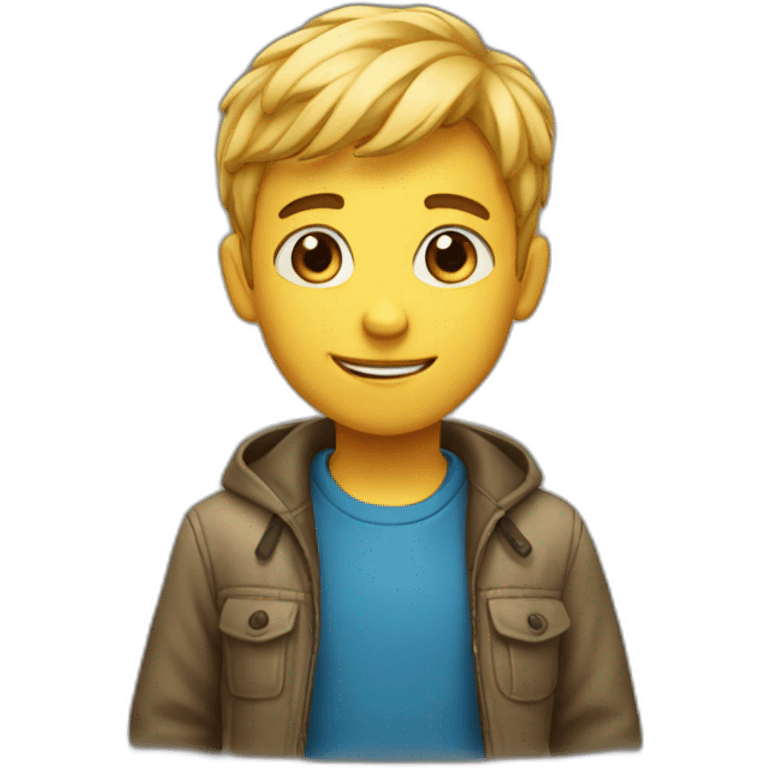 Smart boy  emoji