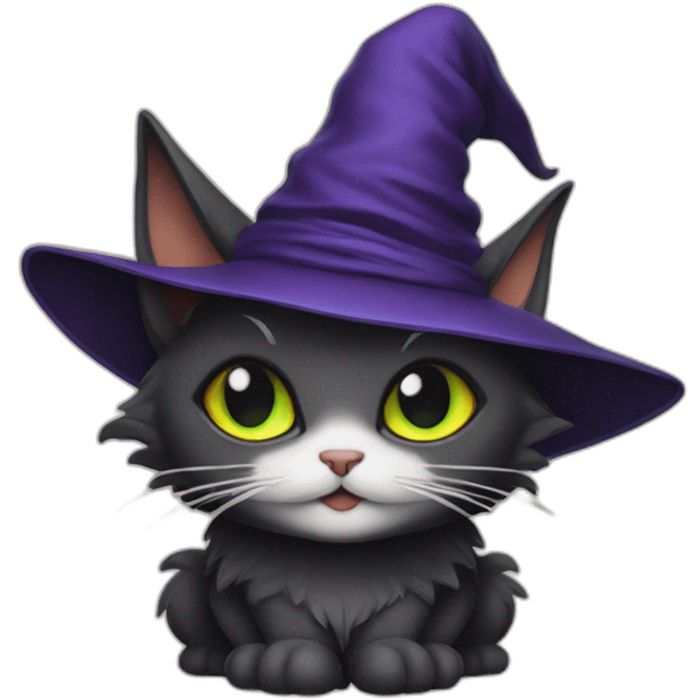 Witch cat emoji