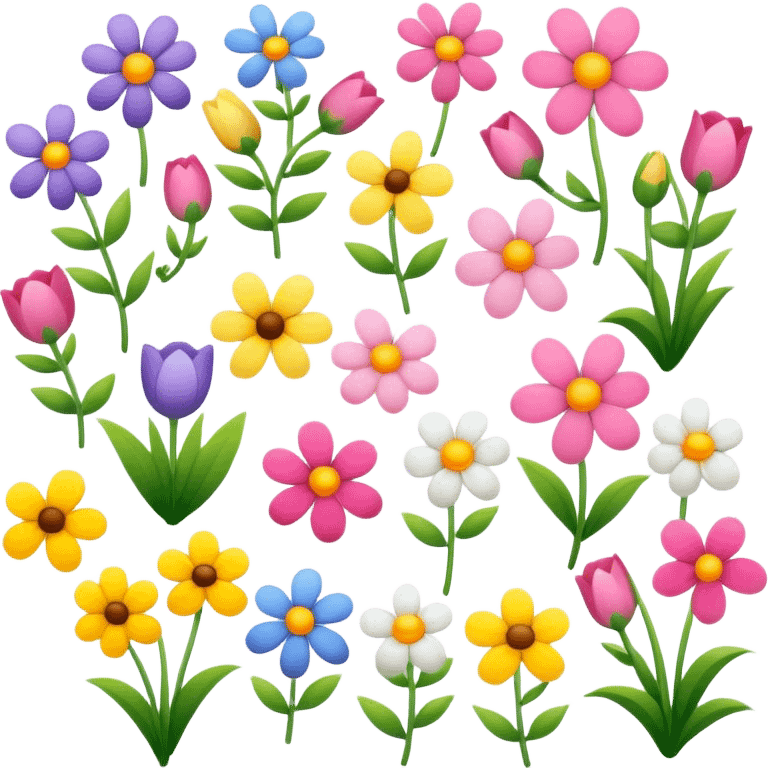 spring flowers emoji