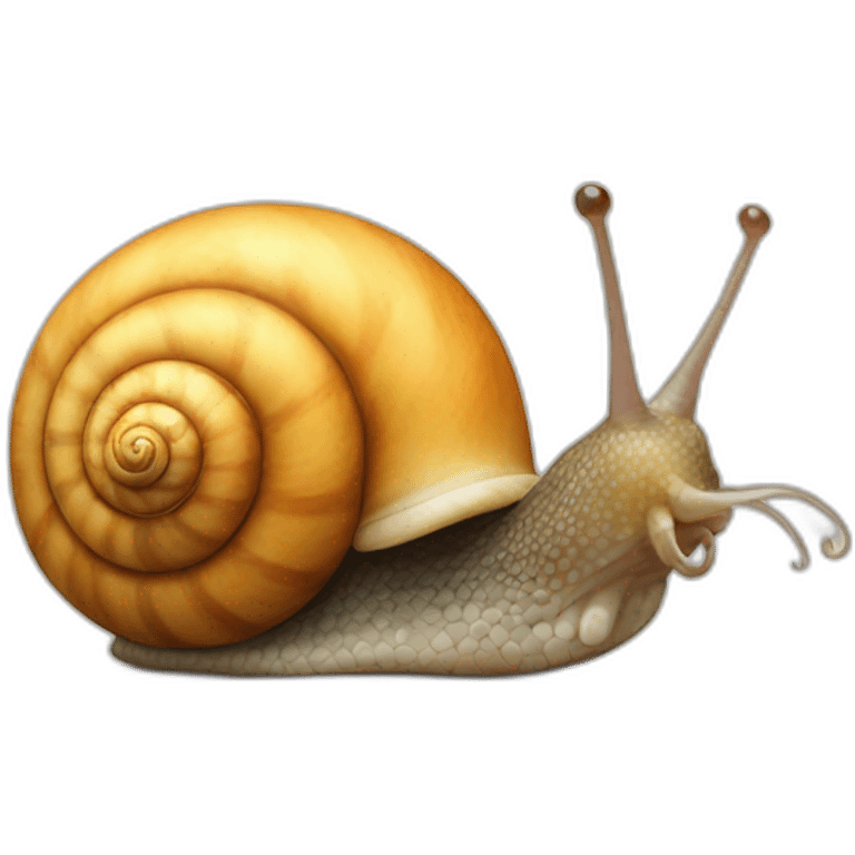 Cat snail emoji