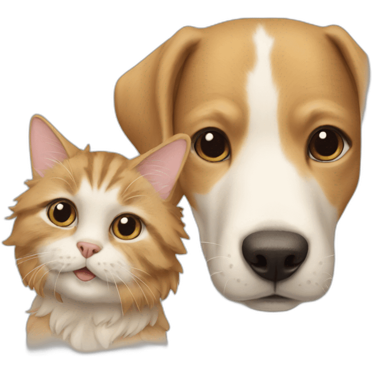 Cat + dog emoji