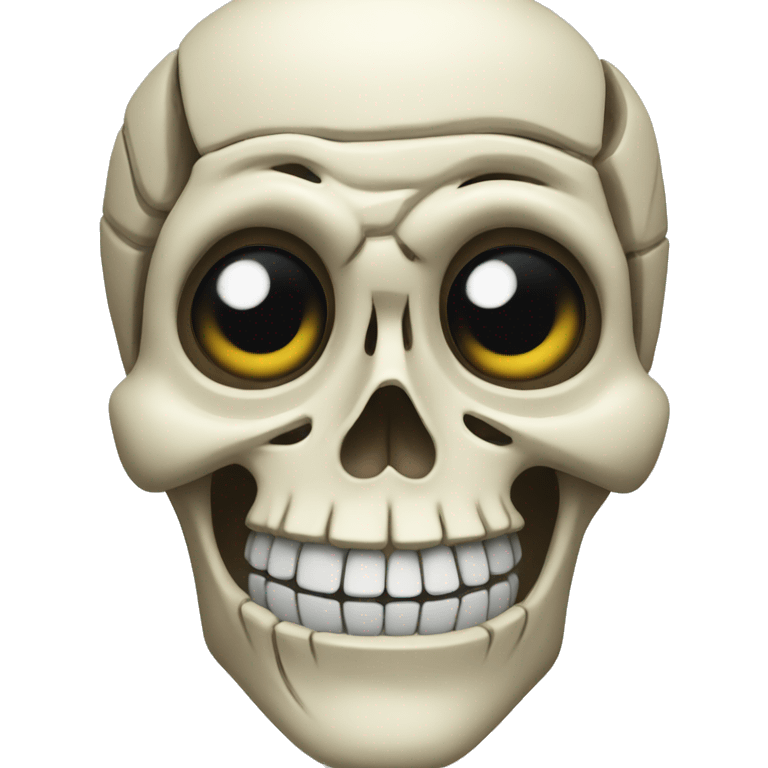 skeleton smirking emoji