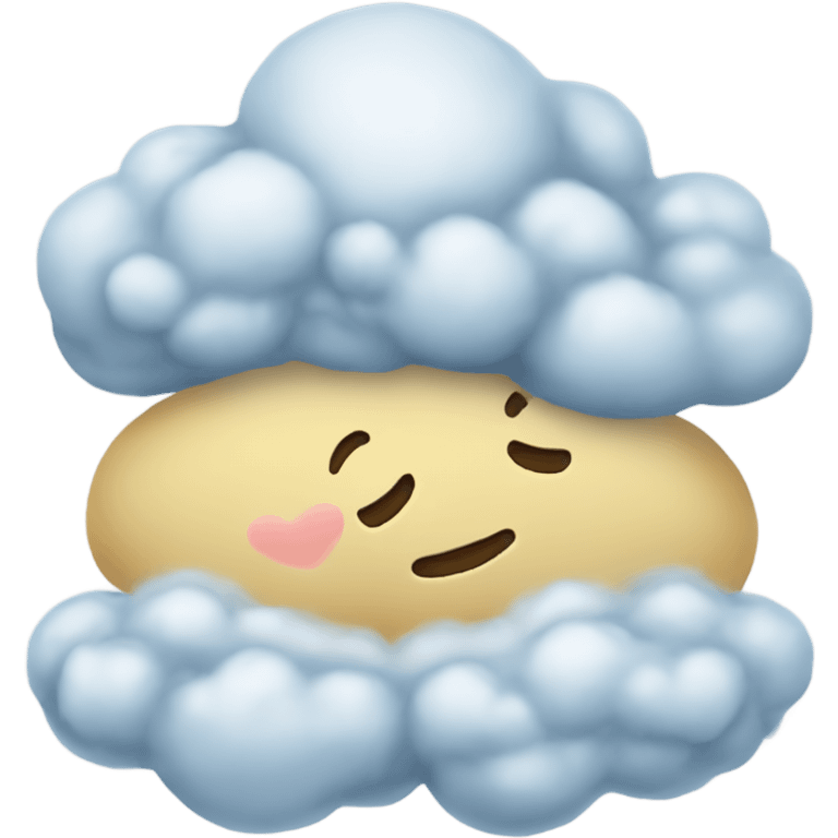 Merge cloud pillow ☁️ with prayer emoji 🙏 emoji