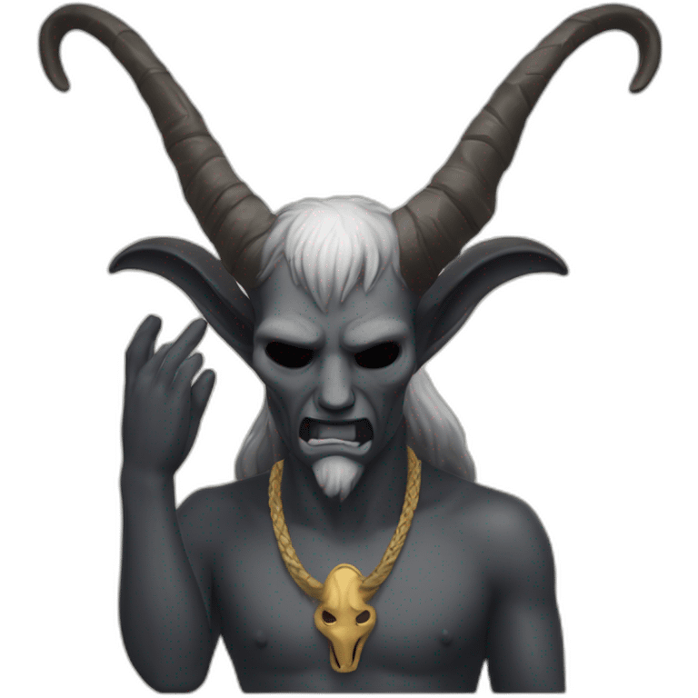 facepalm Baphomet emoji