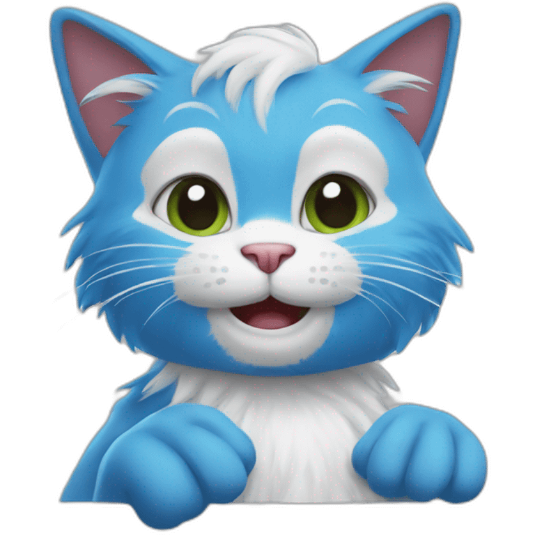 Smurf cat emoji