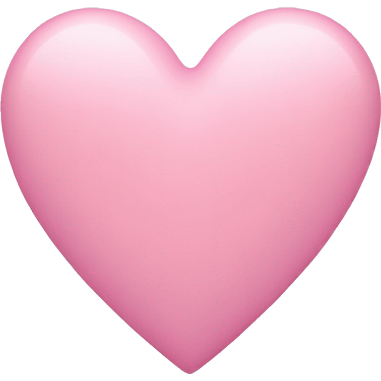 Pink pastel heart emoji