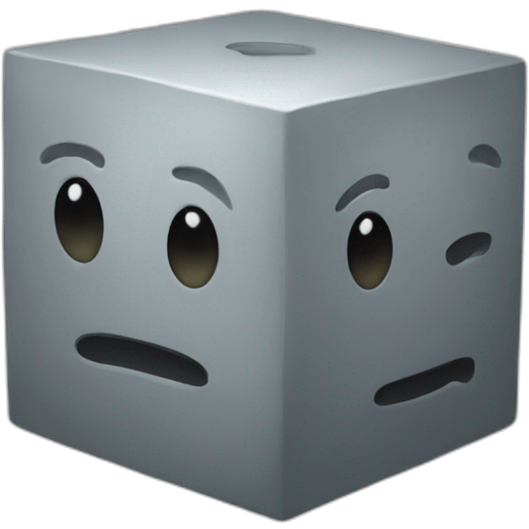 Cube emoji