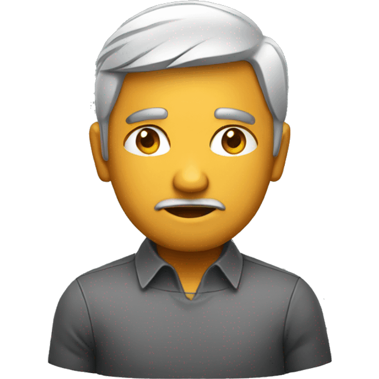 unhappy indian software engineer emoji