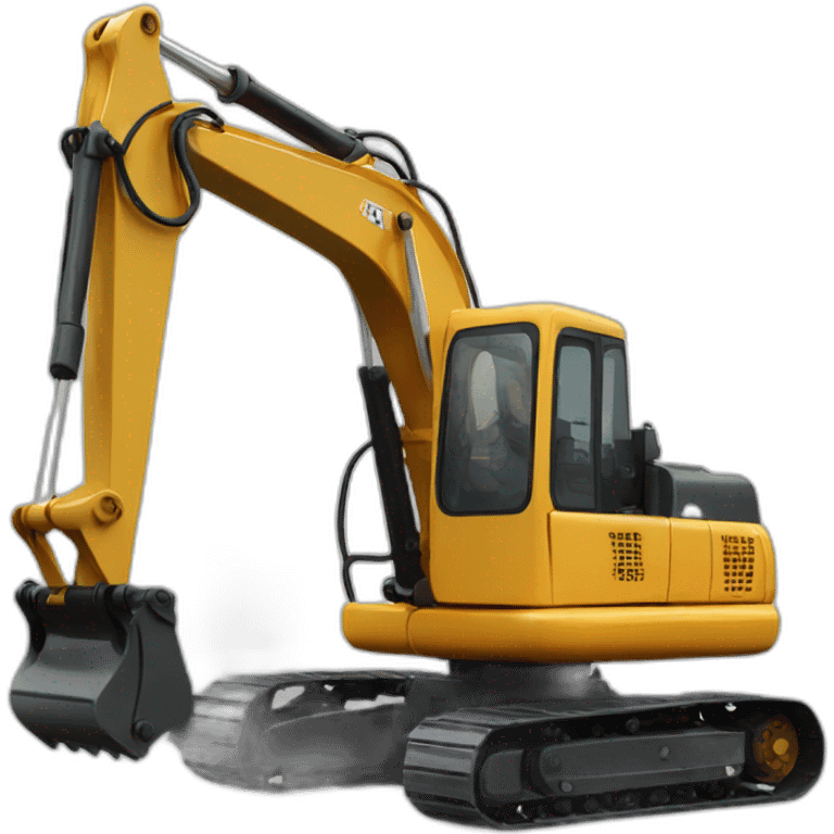 Mini excavator  emoji