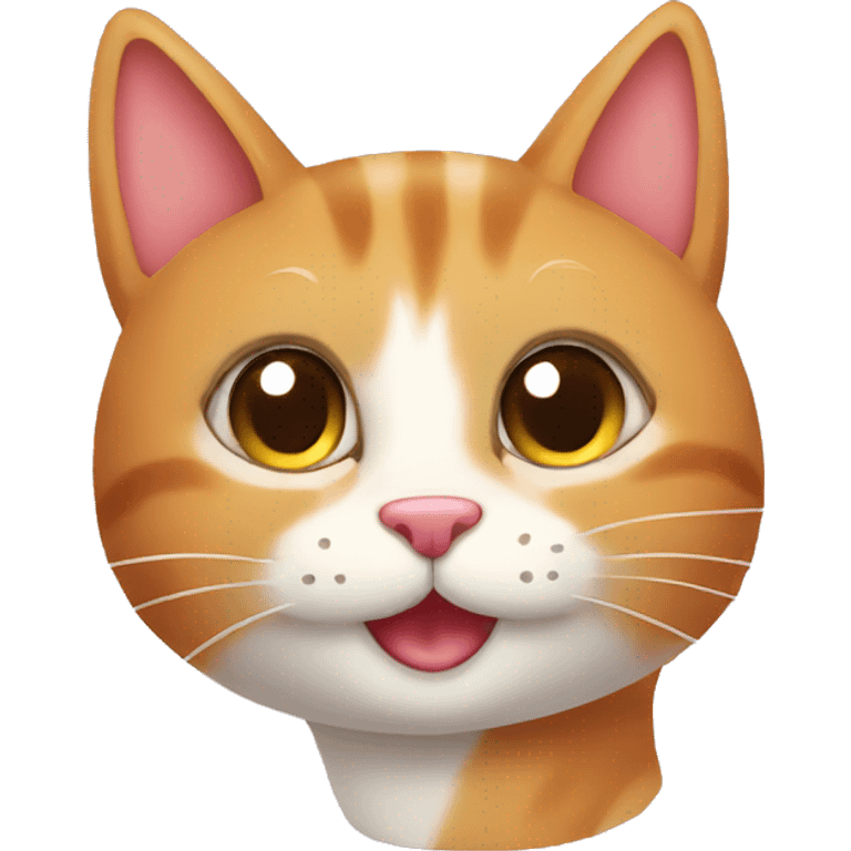 Flirty cat emoji