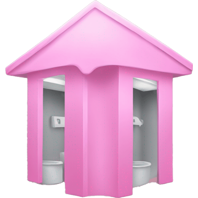 pink public restroom sign emoji