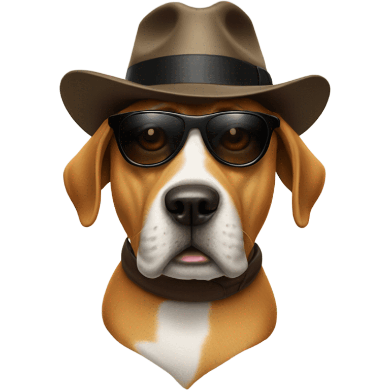 Gangster dog  emoji