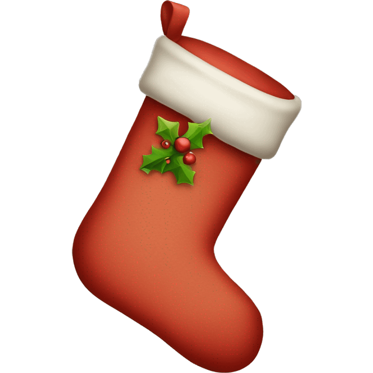 christmas stocking letter S emoji