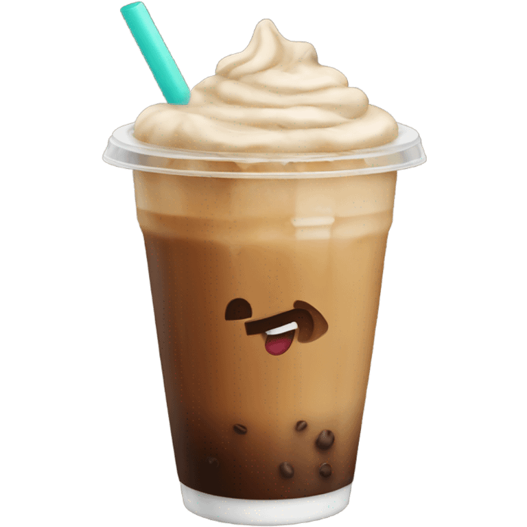 Iced coffee emoji