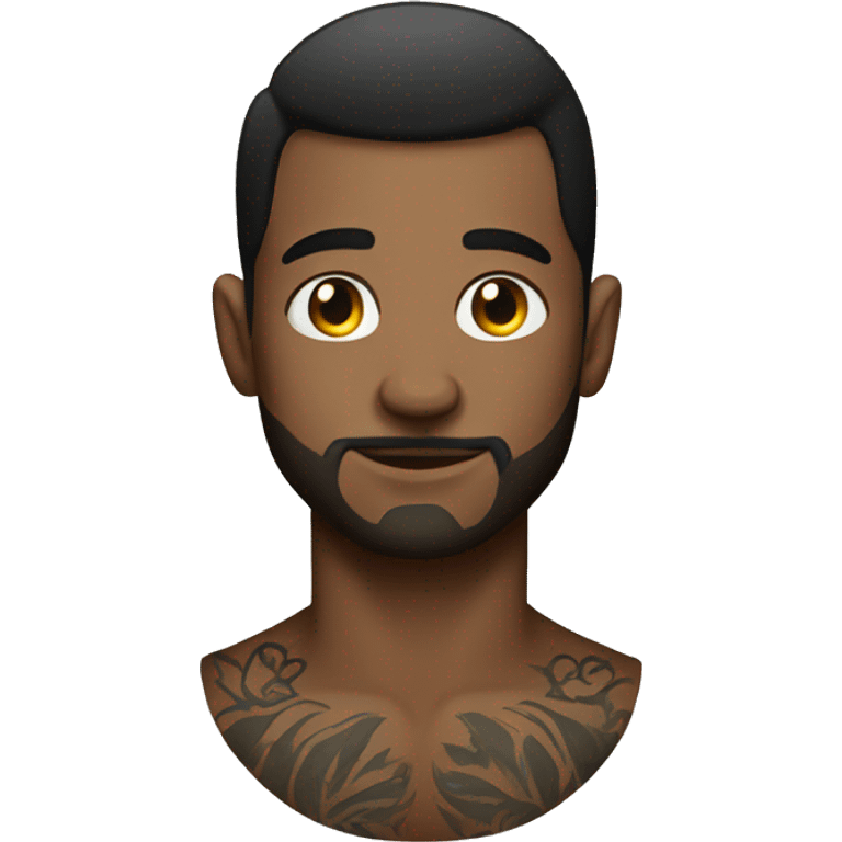 Man with tatoos emoji