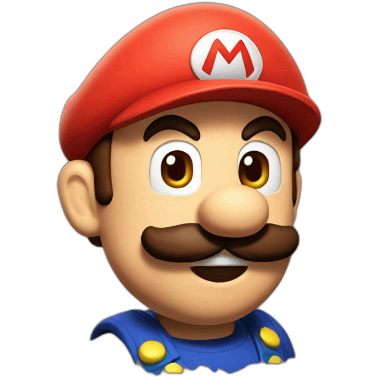 Flabbergasted Mario emoji