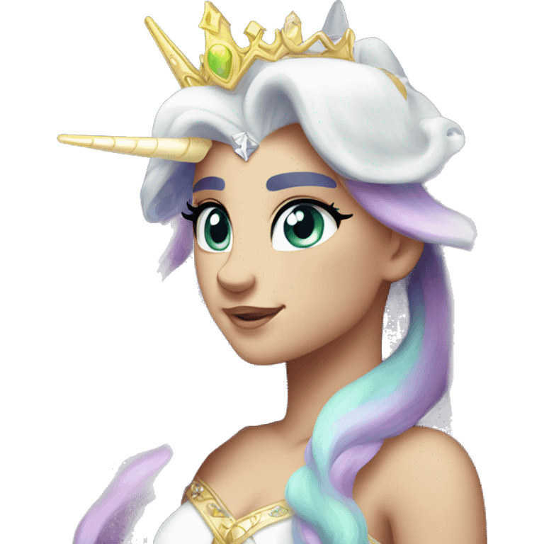 Draw princess celestia mlp emoji