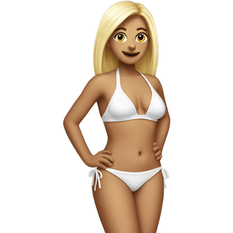 White bikini emoji