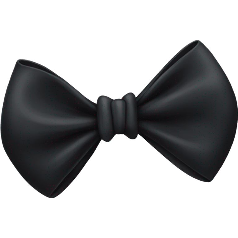 Black bow emoji