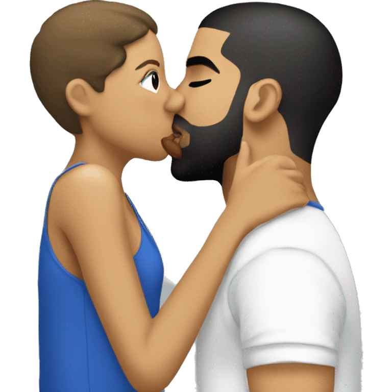 Drake kissing ishowspeed emoji