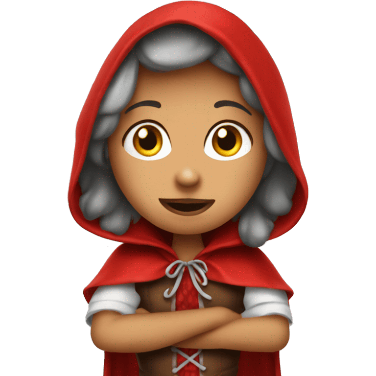 Little red riding hood emoji