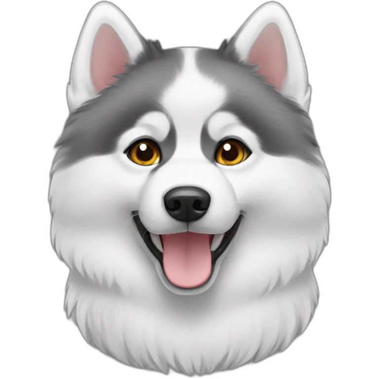 pomsky white emoji