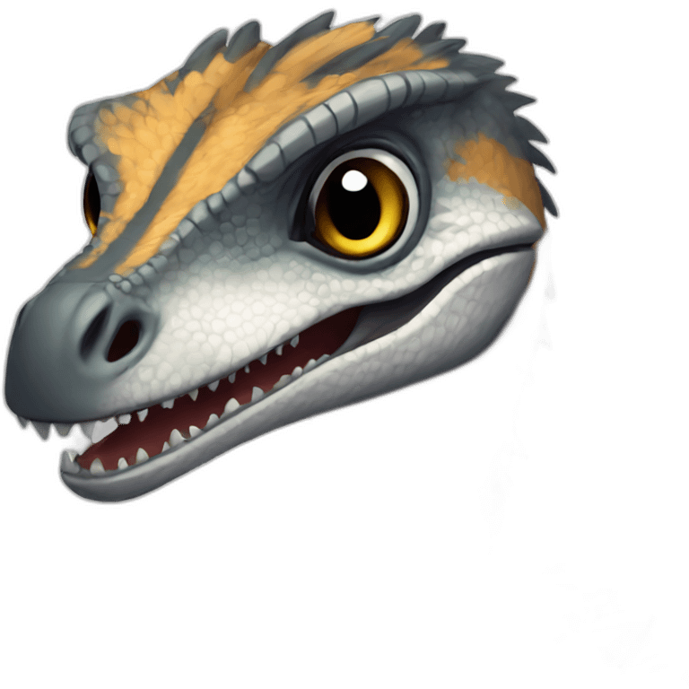 Velociraptor cute emoji