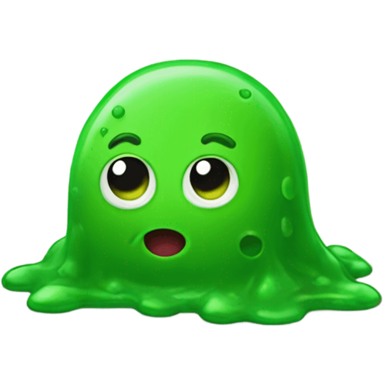 green slime goo emoji