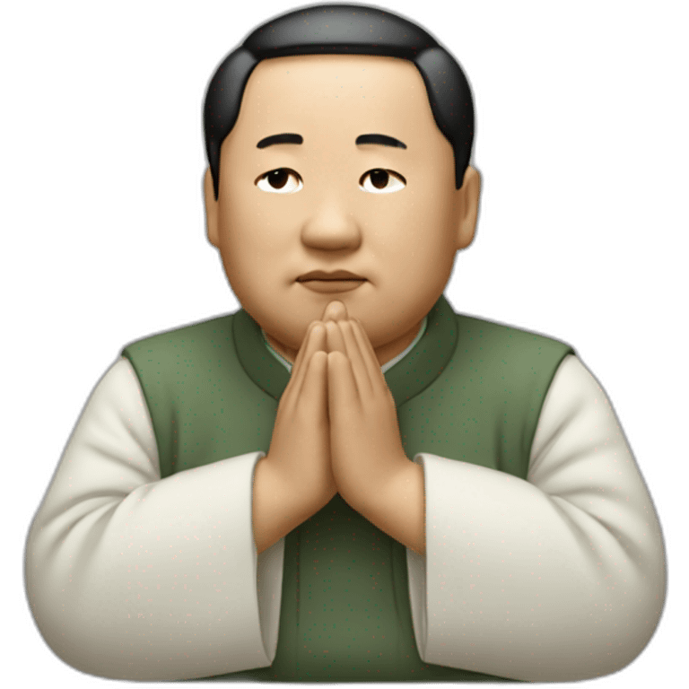 mao praying emoji