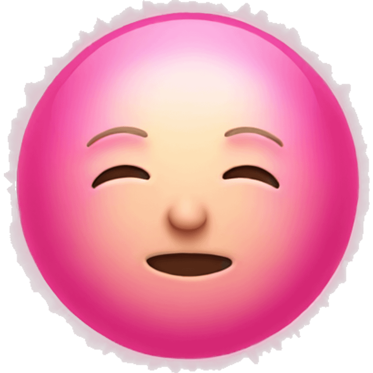 Pink sun  emoji