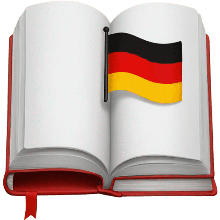 German flag book emoji