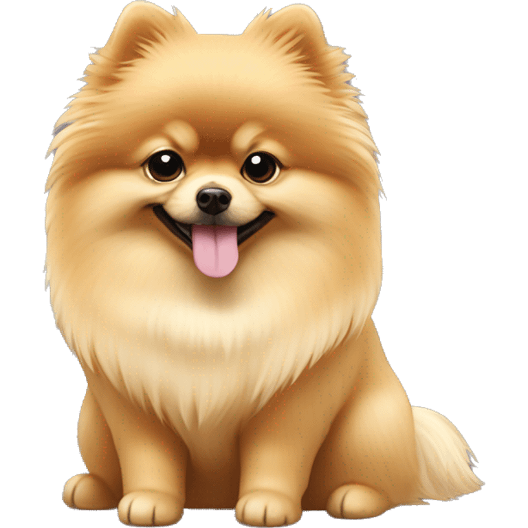 ￼ blonde Pomeranian￼ emoji